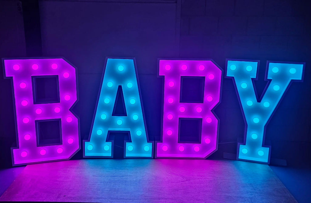 Lichtletters Baby