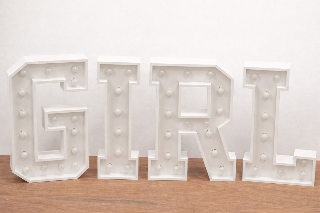 Lichtletters Girl