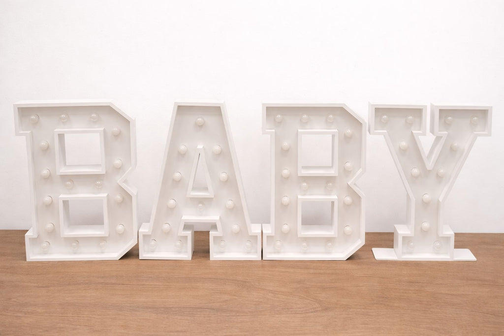 Lichtletters Baby