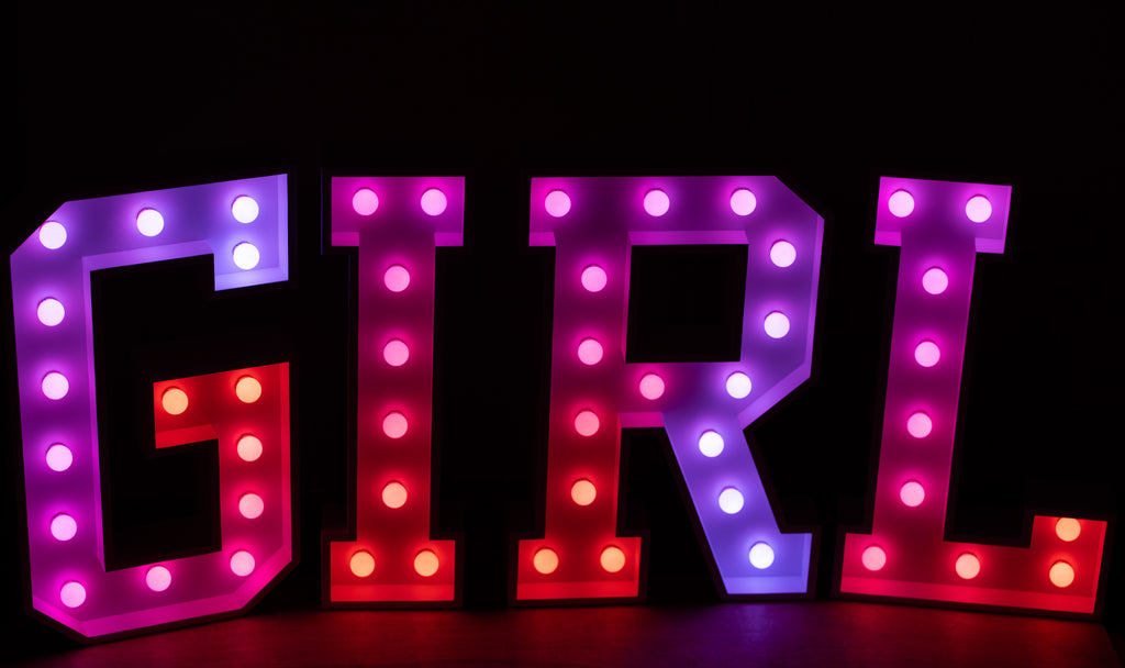 Lichtletters Girl