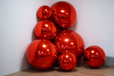 Spiegelballen Rood