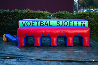 Opblaasbare Voetbal schietdoel met scorevakken/ Sjoelspel